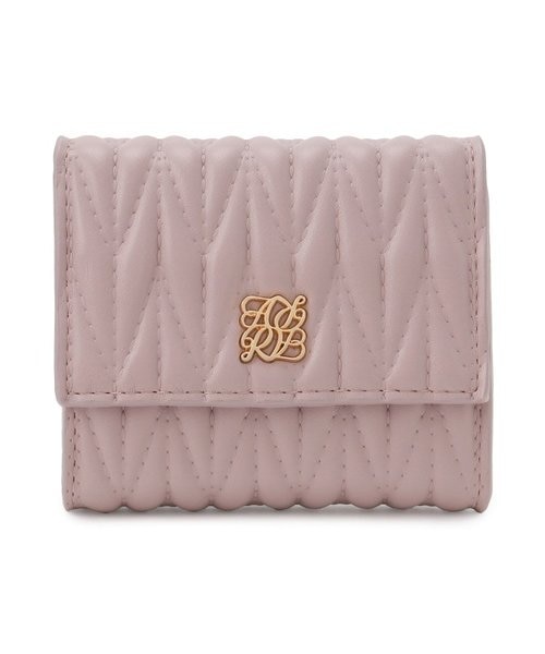 キルティングミニウォレット　財布小銭入れcc 新品 キルティング ボックスコイン三つ折り財布 ミニ財布 ミニ