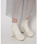 【ラク盛り／ショートブーツ】リピーター続出／脚長美脚　グリッターヒールショートブーツ