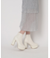 【ラク盛り／ショートブーツ】リピーター続出／脚長美脚　グリッターヒールショートブーツ