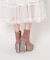 【ラク盛り／ショートブーツ】リピーター続出／脚長美脚　グリッターヒールショートブーツ
