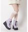 厚底レースアップブーツ