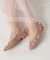 ビジューフラットパンプス 結婚式二次会 パーティー 24SS