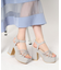 【ラク盛り／サンダル】リピーター続出／脚長美脚　ラク盛り厚底サンダル