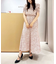 サイドオープンリボン付きヒールパンプス