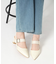 スリングバックミュールパンプス