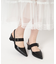 スリングバックミュールパンプス