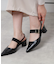 スリングバックミュールパンプス