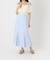 グリッター×クリアベルト 厚底コルクサンダル