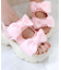 厚底ダブルリボンサンダル