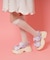 厚底ダブルリボンサンダル
