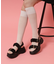ギャザーダブルベルトサンダル