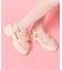 チュールフリルサンダル