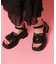 チュールフリルサンダル