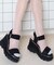 【SPORTS SANDAL COLLECTION】キルティングウェッジソールスポサン
