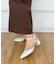 ポインテッドアンクルストラップパンプス
