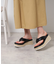 厚底トングサンダル