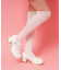 リボン付きストラップパンプス