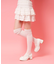 リボン付きストラップパンプス