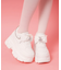 クマ×チェ―ン付き厚底インヒールスニーカー