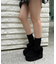 厚底2WAYフェイクムートンサボ