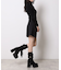 【EC&SHIBUYA109店限定モデル】厚底フリンジ3WAYショートブーツ