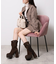 【EC&SHIBUYA109店限定モデル】厚底フリンジ3WAYショートブーツ