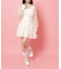 厚底ヒールレースアップパンプス