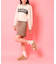 厚底フェイクファーサンダル