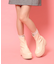 厚底プレーンブーツ