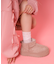 厚底プレーンフェイクムートン