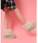 厚底フェイクファームートン