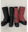 厚底ブーツカバーロングブーツ