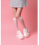厚底リボンスニーカー