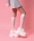 厚底リボンスニーカー