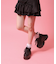 厚底リボンスニーカー