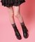 厚底シンプルブーツ