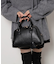 シボフェイクレザー2WAYボストンバッグ