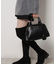 シボフェイクレザー2WAYボストンバッグ