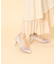 クロスシフォンリボンパンプス