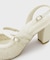 クロスストラップセパレートパンプス