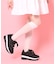 厚底ガーリーリボンレーススニーカー
