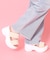 厚底ぷくぷくサンダル
