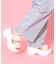 厚底ぷくぷくサンダル