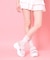 厚底ぷくぷくサンダル