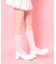 小リボンダブルパンプス