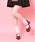 小リボンダブルパンプス