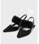 【Fur Collection】ファー付き2WAYスリングバックミュールパンプス