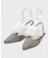 【Fur Collection】ファー付き2WAYスリングバックミュールパンプス