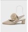 【Fur Collection】ファー付き2WAYスリングバックミュールパンプス