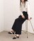 シャイニーミュールパンプス